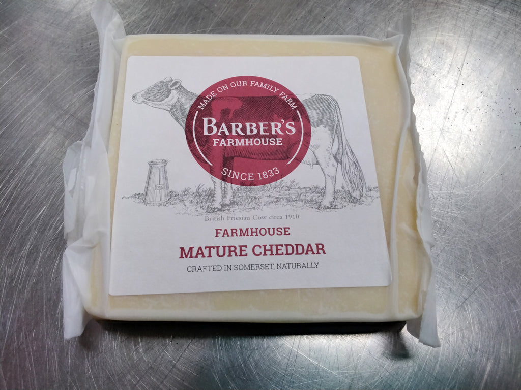 Mature Cheddar Cheese - Barbers Farmhouse